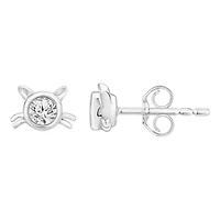 1/4 ct. tw. Diamond CAT Earring in 10K Gold