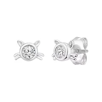 1/4 ct. tw. Diamond CAT Earring in 10K Gold