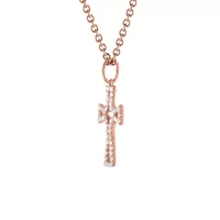 1/6 ct. tw. Diamond Fashion Cross Pendant in 10K Gold