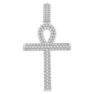 3 ct. tw. Diamond Men's Cross Pendant in 10K Gold