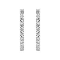 1 1/2 ct. tw. Diamond Hoop Earring in 18KGold