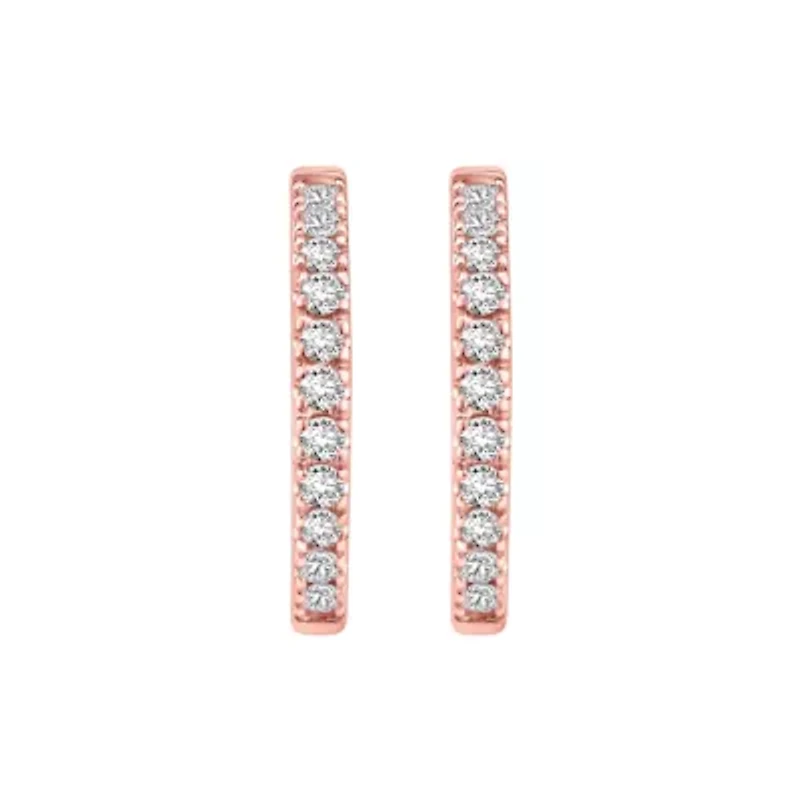 2 ct. tw. Diamond Hoop Earring in 10K Gold