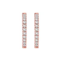 2 ct. tw. Diamond Hoop Earring in 10K Gold