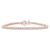 3 ct. tw. Diamond Straight Line Bracelet in 10K Gold