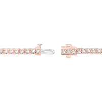 3 ct. tw. Diamond Straight Line Bracelet in 10K Gold