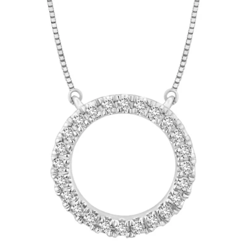 1/5 ct. tw. Diamond Round Shape Pendant in 14K Gold