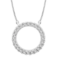 1/5 ct. tw. Diamond Round Shape Pendant in 14K Gold