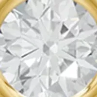 Lab Created 18K Vermeil Plated 0.35 Ct Round Lab Grown Diamond Wedding Band Ring Size 7