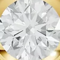 Lab Created 18K Vermeil Plated 1.02 Ct Round Lab Grown Diamond J-Hoop Earrings