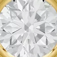 Lab Created 18K Vermeil Plated 0.5 Ct Round Lab Grown Diamond Hoop Earrings