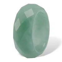 Genuine Green Jade Faceted Band