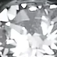 Men's Round Crystal Black Ion-Plated Stainless Steel Ring