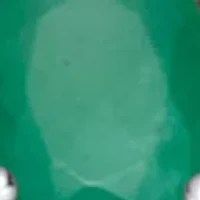 75 TCW Oval Cut Genuine Green Emerald and White Topaz Sterling Silver Ring