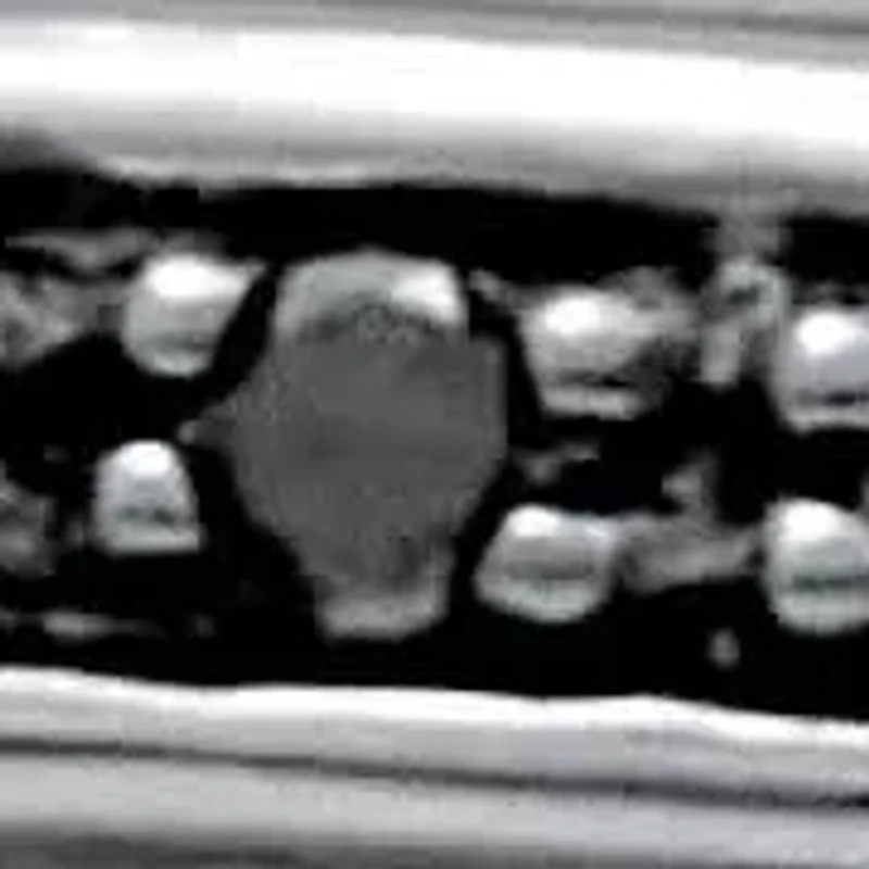 03 TCW Men's Round Genuine Black Diamond Platinum-Plated Sterling Silver Ring