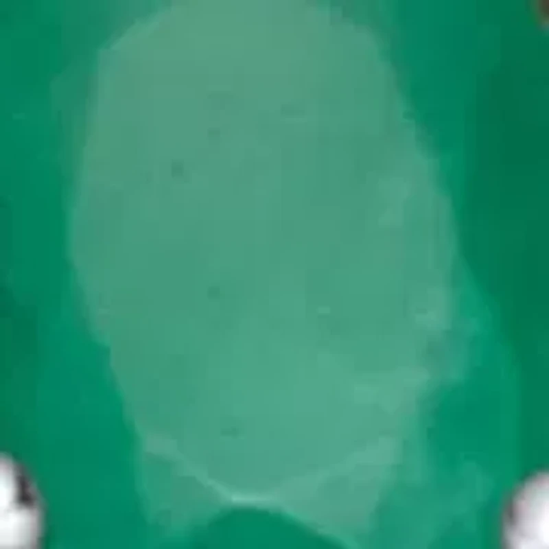 .75 TCW Oval Cut Genuine Green Emerald and White Topaz Sterling Silver Ring