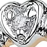 Diamond Accent Solid 10k Gold Multi-Heart Promise Band Ring