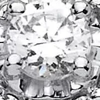 1/4 TCW Round Diamond Halo Engagement Ring 10k White Gold