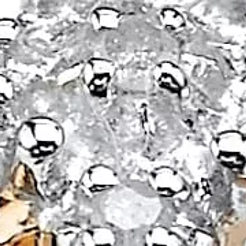 Diamond Accent Cross Ring Gold-Plated Sterling Silver