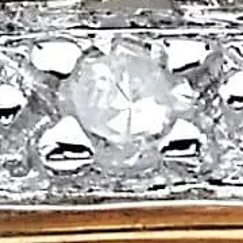 Men's 1/10 TCW Round Diamond 10k Yellow Gold Anniversary Ring Wedding Band