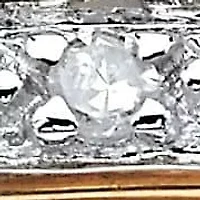 Men's 1/10 TCW Round Diamond 10k Yellow Gold Anniversary Ring Wedding Band