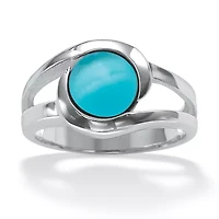 14-Piece Ring Set of Interchangeable Multi-Stones .925 Sterling Silver