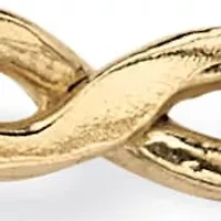 10k Yellow Gold Braided Twist Ring Band
