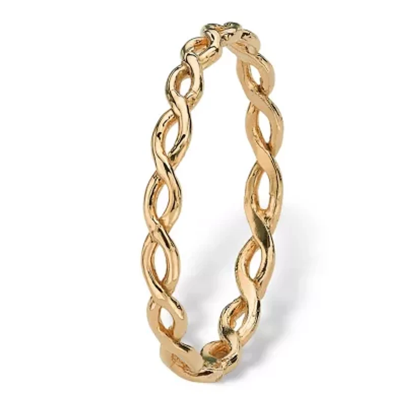 10k Yellow Gold Braided Twist Ring Band