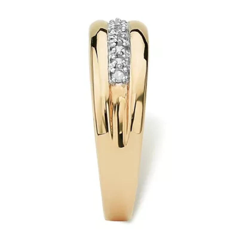 1/5 TCW Round Diamond Wedding Band 10k Gold