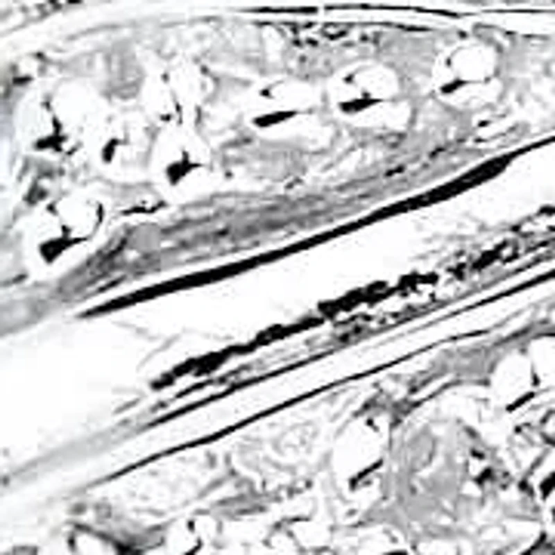 1/10 TCW Diamond Crossover Heart Ring Platinum-plated Sterling Silver