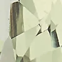 4.83 TCW Genuine Green Amethyst and Diamond Ring Gold-Plated .925 Silver