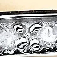 Men's Diamond Accent "Lord's Prayer" Cross Wedding Band 10k Yellow Gold