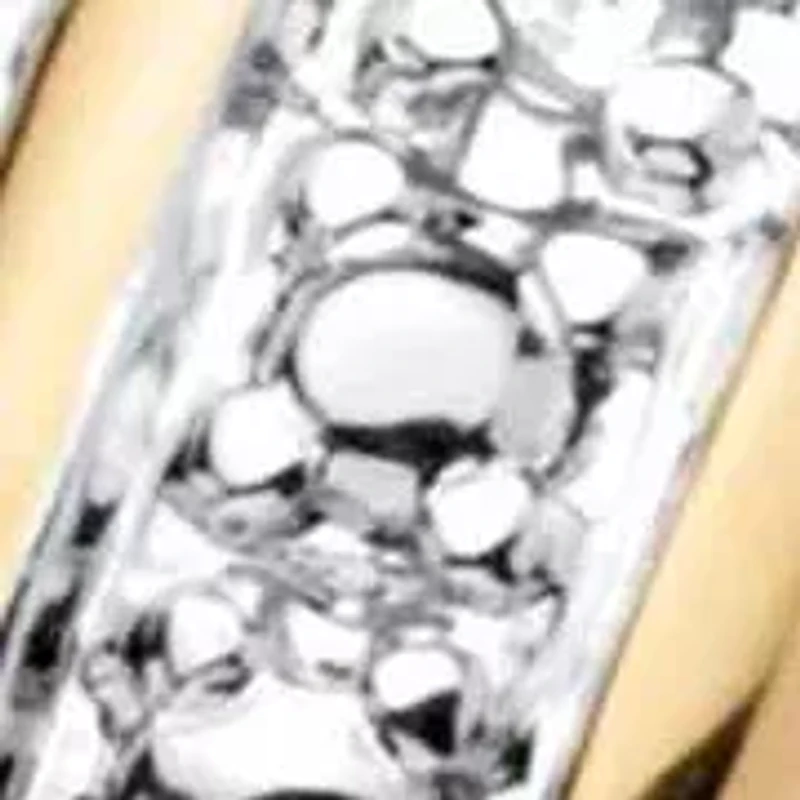 Diamond Accent Dome Ring 14k Gold-plated Sterling Silver