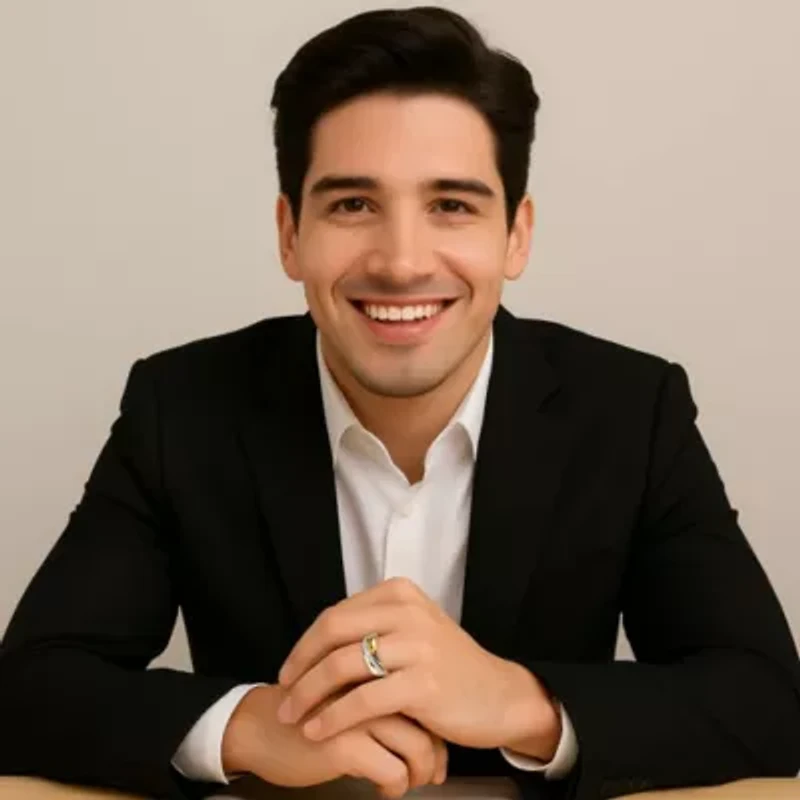 Men's 1/10 TCW Round Diamond Wave Ring 18k Gold-plated Sterling Silver