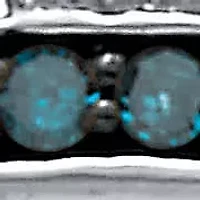 .25 TCW Blue Diamond Sterling Silver Interchanging Heart Ring