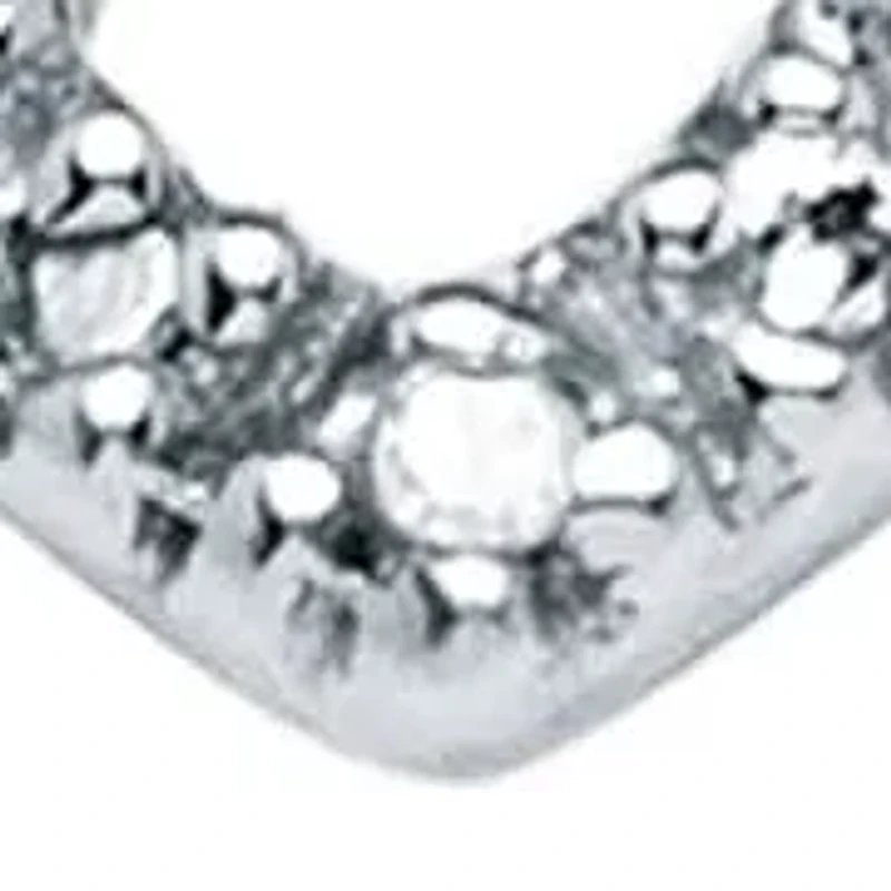 Diamond Accent Triple Heart Ring 18k Gold-plated Sterling Silver