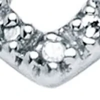 Diamond Accent Triple Heart Ring 18k Gold-plated Sterling Silver