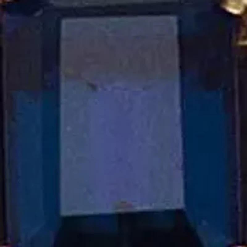 Lab Created Men's 1.16 TCW Sapphire and Diamond Accent Ring 10k Yellow Gold