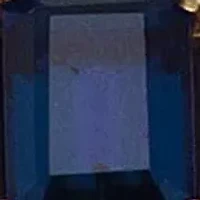 Lab Created Men's 1.16 TCW Sapphire and Diamond Accent Ring 10k Yellow Gold