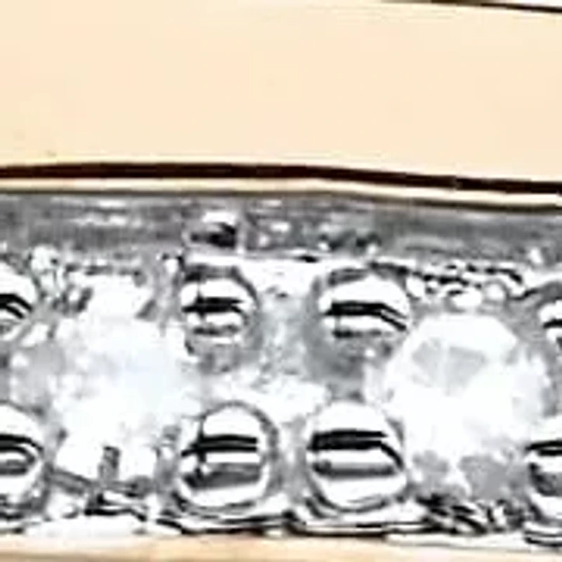 Diamond Accent 10k Yellow Gold Lord's Prayer Cross Ring