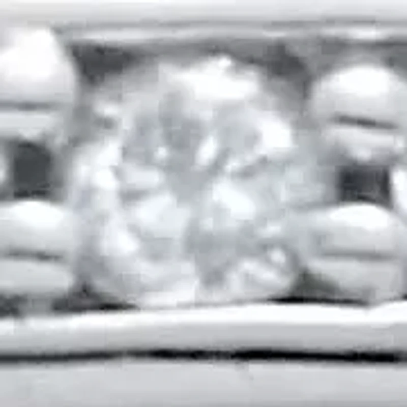 .13 TCW Diamond Sterling Silver Wedding Band Ring