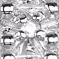 1/5 TCW Pave Diamond Cluster Ring Solid 10k Gold