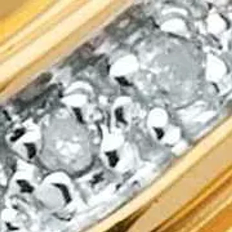 Men's Diamond Accent Ring Gold-Plated Sterling Silver