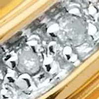 Men's Diamond Accent Ring Gold-Plated Sterling Silver