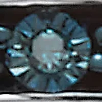 .05 TCW Blue Diamond Sterling Silver Ring