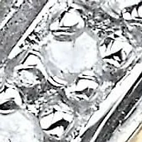 Men's Diamond Accented Wedding Ring Gold-Plated Sterling Silver