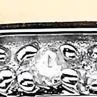 Diamond Accent Lord's Prayer Cross Band Gold-Plated Sterling Silver