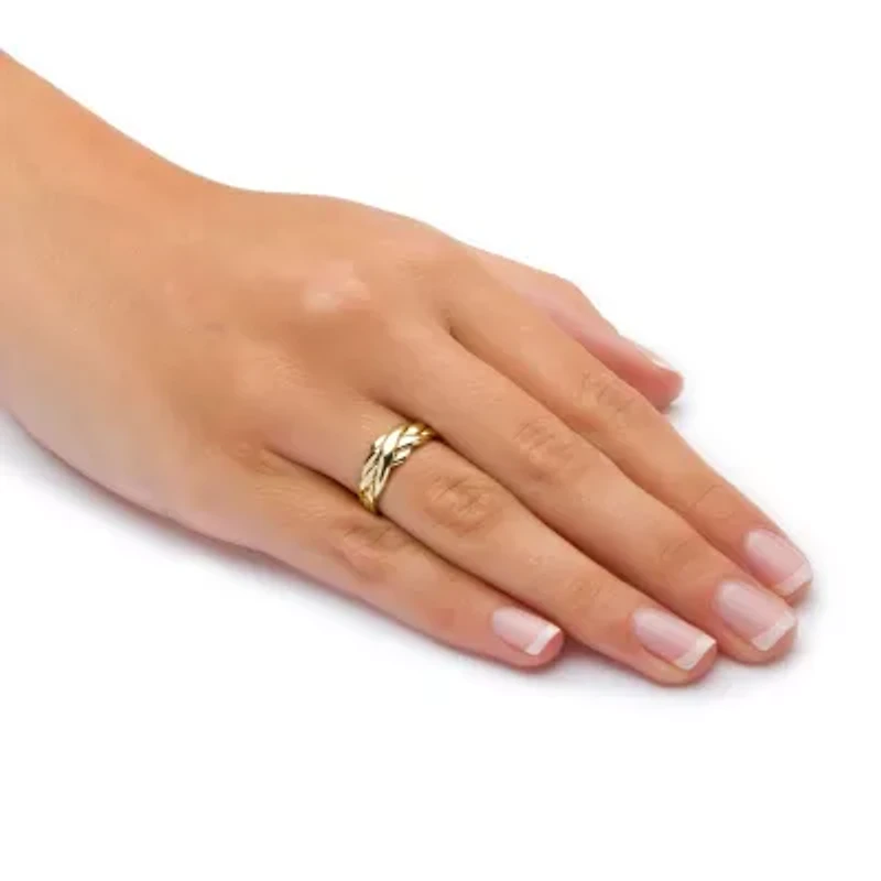 10k Yellow Gold Braided Puzzle Ring