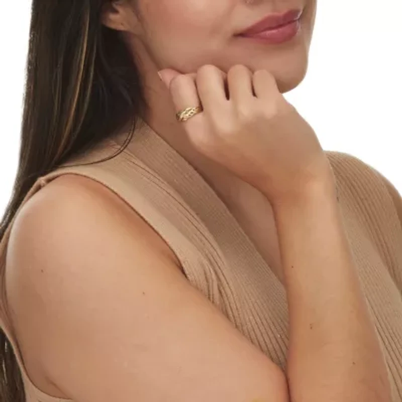 10k Yellow Gold Braided Puzzle Ring