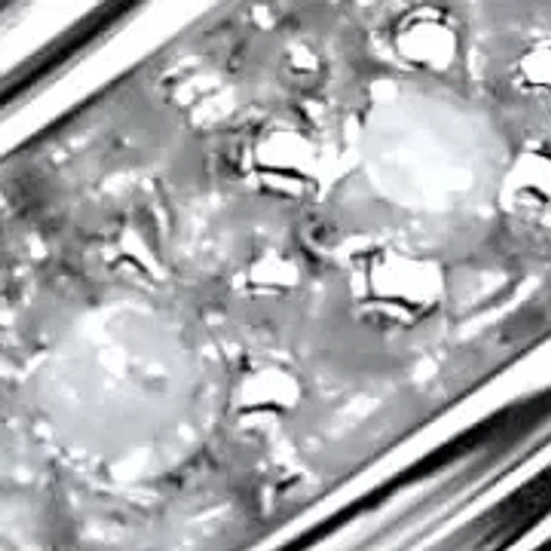 Men's Diamond Accent Diagonal Swirl Ring Platinum-plated Sterling Silver