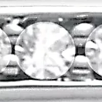 .13 TCW Diamond Sterling Silver Wedding Ring